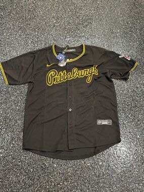 Pittsburgh Pirates Nike Black Paul Skenes NWT XL Men’s Jersey